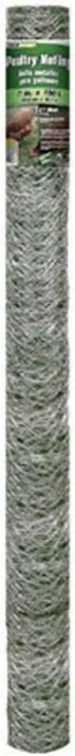 Midwest 308498B 72" X 150' Ft  2" Mesh Galvanized Poultry Netting Chicken Wire Fence - Quantity Of 1 1