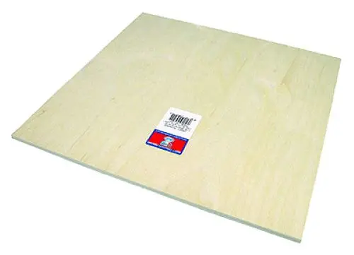 Midwest 5241 1/32" X 12" X 24" Aircraft Grade Birch Craft Plywood 1