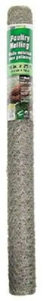 Midwest Air 308405B 36" X 25'  1" Mesh Poultry Netting Chicken Wire Fence Fencing - Quantity Of 3 Rolls 1