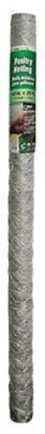 Midwest Air 308466B 48" X 25'  2" Mesh Poultry Netting Chicken Wire Fence Fencing - Quantity Of 2 Rolls 1