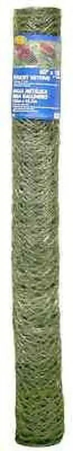 Midwest Air 308479B 72" X 50' Ft  2" Mesh Galvanized Poultry Netting Chicken Wire Fence - Quantity Of 1 Roll 1