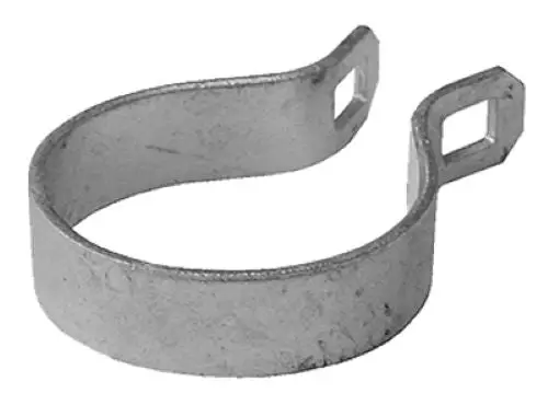 Midwest Air 328529C 1-5/8" Inch Galvanized Chain Link Fence Brace Band - Quantity Of 10 1