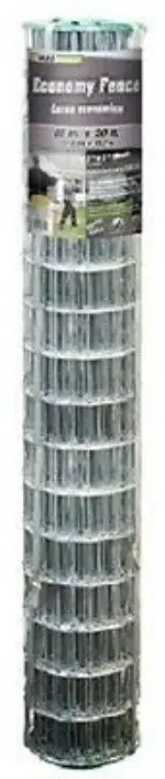 Midwest Air Tech 308362B 48" X 50' 3" X 2" Mesh Galvanized Welded Wire Fencing - Quantity Of 1 Roll 1