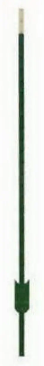 Midwest Air Tech 901177Ab 7' Green Steel Studded Tee "T" Fence Posts - Quantity Of 5 1