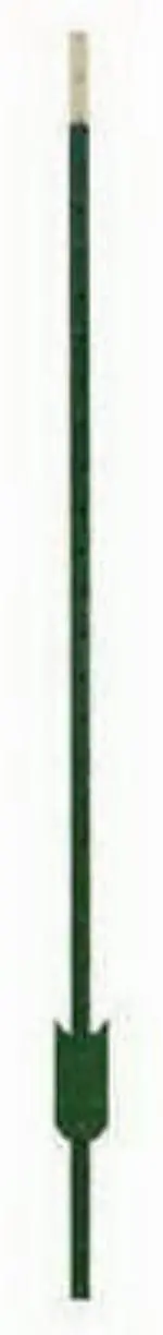 Midwest Air Tech 901178Ab  6-1/2' Green Steel Studded Tee "T" Fence Posts - Quantity Of 5 1