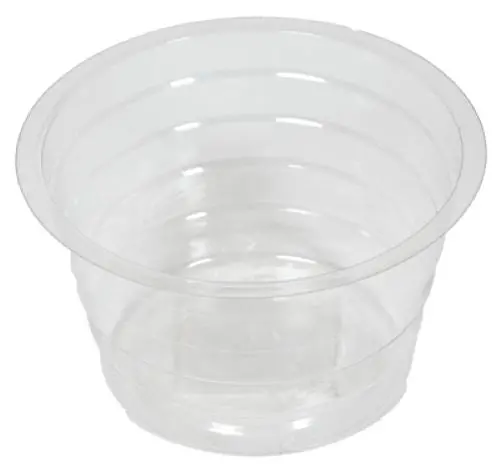 Midwest Dl6 6" Clear Vinyl Deep Plant Planter Saucer Liner - Quantity Of 100 1