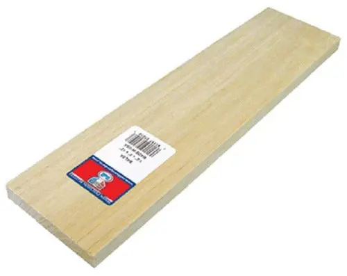 Midwest Products 6302 Balsa Wood 1/16" X 3" X 36" Inch - Quantity Of 60 1