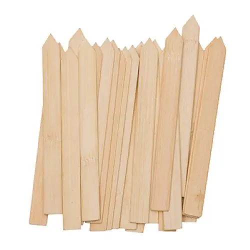 Midwest T020gt 24-Pack Of 6" Pointed Green Thumb Wood Plant Marking Labels - Quantity Of 48 1