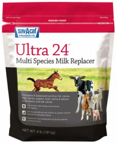 Milk Products 01-7428-0217 Sav-A-Caf 8 Lb Bag Of Ultra 24 Multi Species Milk Replacer - Quantity Of 1 1