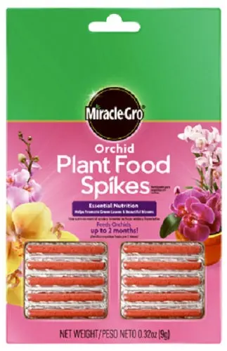 Miracle Gro 1003661 10-Count Package Of Orchid Plant Food Fertilizer Spikes - Quantity Of 12 1
