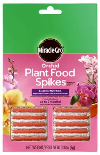 Miracle Gro 1003661 10-Count Package Of Orchid Plant Food Fertilizer Spikes - Quantity Of 6 1