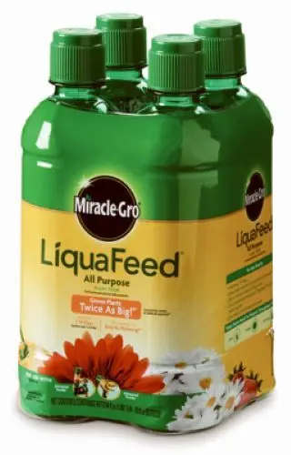 Miracle Gro 1004325 4-Pack Of 16 Oz Refill Bottles Of Liquafeed All Purpose Plant Food - Quantity Of 6 1