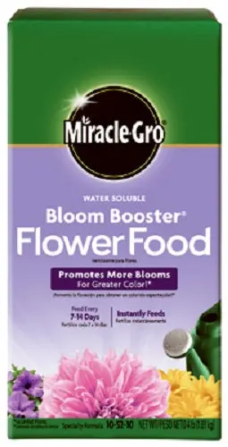 Miracle Gro 146002 4 Lb Box Of Water Soluble Bloom Booster Flower Food / Fertilizer - Quantity Of 1 1