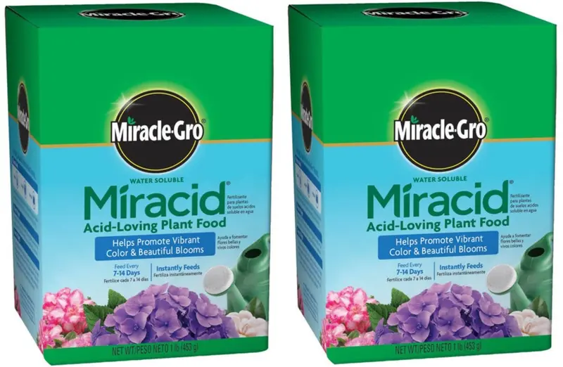 Miracle Gro 2750011 1 Lb Box Of Water Soluble Miracid Acid Loving Plant Food - Quantity Of 2 1