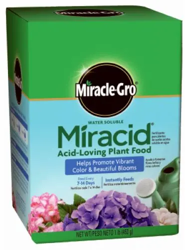Miracle Gro 2750011 1 Lb Box Of Water Soluble Miracid Acid Loving Plant Food - Quantity Of 4 1
