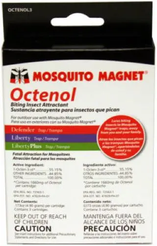 Mosquito Magnet Octenol3 3-Pack Octenol 21 Day Mosquito Attractant Cartridge - Quantity Of 2 1