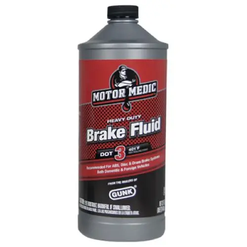 Motor Medic M4432 1-Quart Bottle Of Dot 3 Heavy Duty Brake Fluid 1