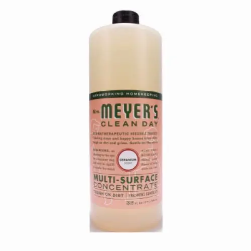 Mrs. Meyer's 13440 Clean Day 32 Oz Bottle Of Concentrated Geranium Scent Multi-Surface Cleaner 1
