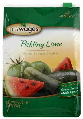 Mrs. Wages W502-D3425 16 Oz. Pickling Lime - Quantity Of 6 Bags 1