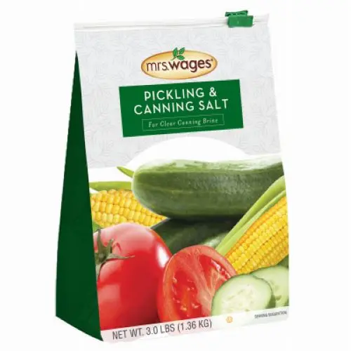 Mrs. Wages W510-B4425 48 Oz / 3 Lb Bag Of Pickling & Canning Salt 1