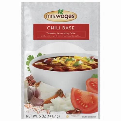 Mrs. Wages W537-J4425 Oz Chili Base Tomato & Canning Seasoning Mix -Quantity Of 4 1