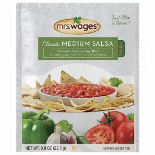 Mrs. Wages  W579-H6425 0.8 Oz Medium Instant Salsa Seasoning Mix For Canning - Quantity Of 24 1