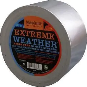 Nashua #330 652064B 3" X 50 Yd Silver Extreme Weather Hvac Foil Tape 1