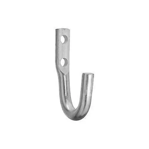 National N220-574 2" Zinc Plated Medium Tie Down Tarp & Rope Fastening Hook - Quantity Of 60 1