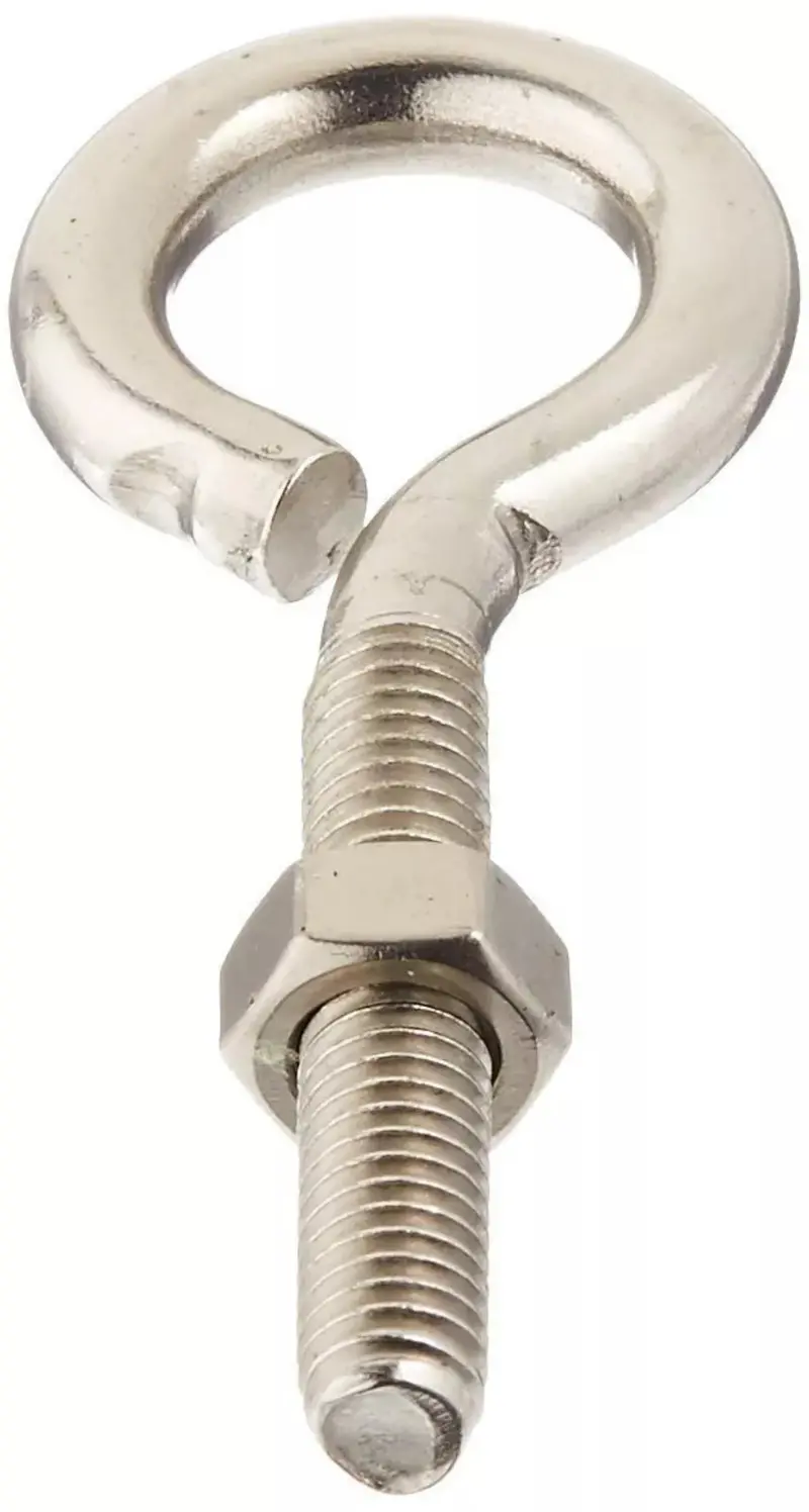 National N221-614 5/16" X 3-1/4" Stainless Steel Eye Bolts With Hex Nuts 2161Bc 1