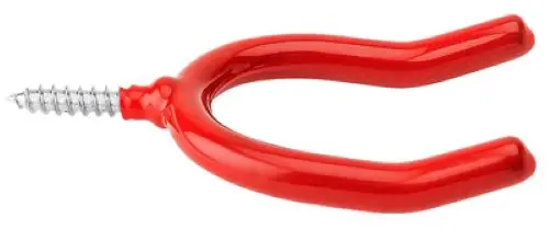 National N271-012 2.75" Vinyl Coated Double Screw Storage Hook 1