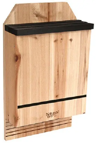 Nature's Way Cwh6 Triple Chamber Cedar Bat House - Quantity Of 1 1