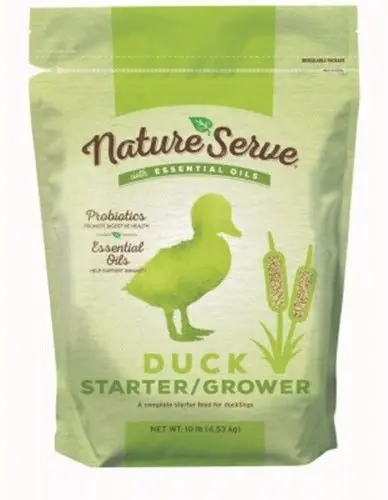 Natureserve 290001 10 Lb Bag Of Duck Duckling Starter Grower Food Crumble With 20% Protein 1
