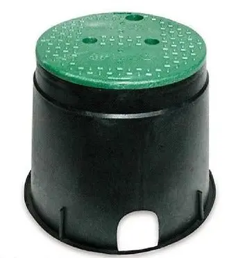Nds Inc. 111Bc 10" Black Round Sprinkler / Irrigation Control Valve Box W Cover 1