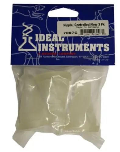 Neogen 7007 3-Pack Controlled Flow Lamb Nursing Nipples - Quantity Of 3 1