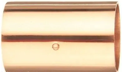 Nibco W00700d 3/8" X 3/8" Wrot Copper Pipe Couplings W Stop - Quantity Of 25 1