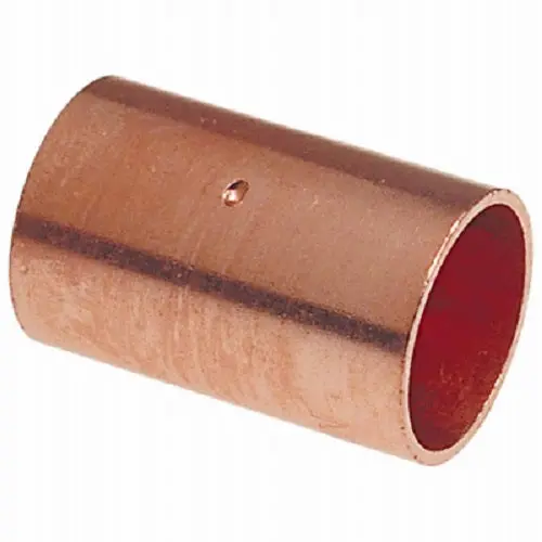 Nibco W00720d 1/2" Wrot Copper Pipe Couplings Cxc With Dimpled Tube Stop - Quantity Of 300 1