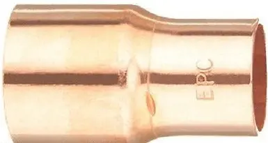 Nibco W00730d 1/2" X 3/8" Wrot Copper Pipe Reducer Fittings - Quantity Of 25 1