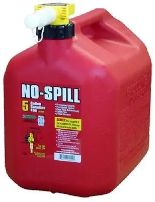 No Spill 1450  5 Gallon Carb Compliant User Friendly Gas Gasoline Fuel Can 1