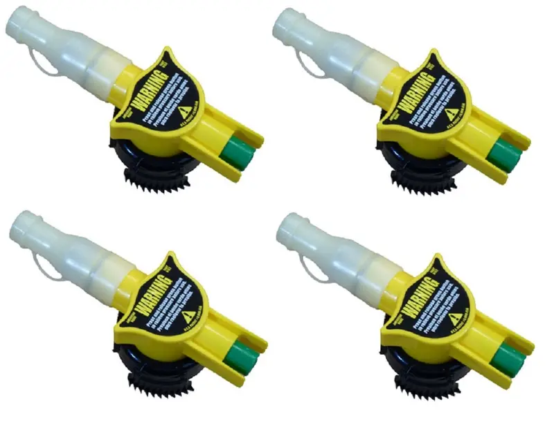 No Spill 6132 Gas Can Nozzle Assembly / Spout Replacement Fits All No Spill Cans - Quantity Of 4 1