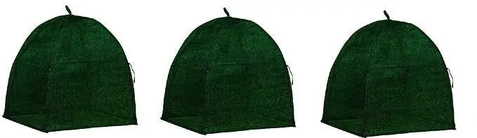 Nuvue 20250 22" X 22" X 22" Green Frost Proof Winter Shrub Protector Cover - Quantity Of 3 1