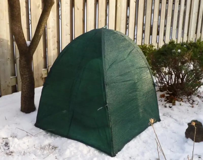 Nuvue 20253 36" X 36" X 40" Green Frost Proof Winter Shrub Protector Cover - Quantity Of 8 1