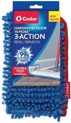 O-Cedar 170385 Hardwood Floor 'N More Flip Mop Side Refill 1