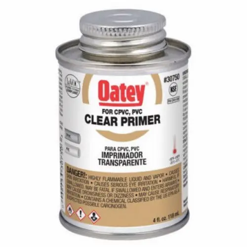 Oatey 30750 4 Oz Container Of Clear Pipe Primer & Cleaner 1