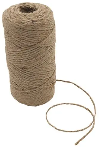 Orbit Smg12107w 250' Roll Of Natural Jute Brown Twine - Quantity Of 12 1