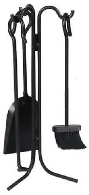 Panacea 15041 4 Pc 18" Black Fireplace Tool Set 1