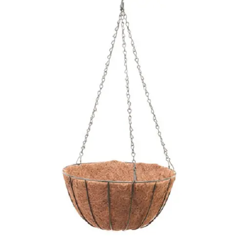 Panacea 88503Gt 14" Green Round Growers Hanging Basket Pot / Planter - Quantity Of 24 1