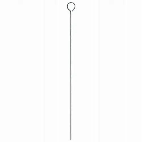 Panacea 89335Gt 28" X 1.5" Green Single Loop Metal Plant Prop Support Stakes - Quantity Of 36 1
