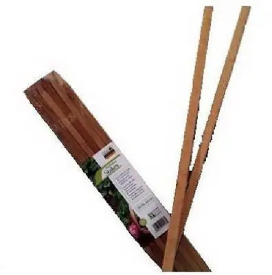 Panacea 89789Gt 3/4" X 3/4" X 4 Ft  Square Wooden Garden Stakes - Quantity Of 25 1