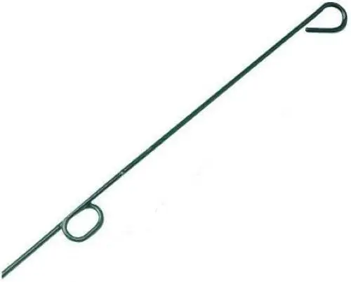 Panacea Products 84171 36" Green Double Loop Metal Plant Supports - Quantity Of 24 1