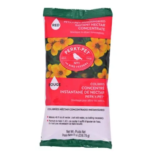 Perky-Pet 240Sf 8 Oz Instant Dry Mix High Energy Hummingbird Nectar Food - Quantity Of 12 1
